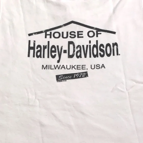 HARLEY DAVIDSON RARE 105 YEARS TANK TOP - Picture 8 of 8